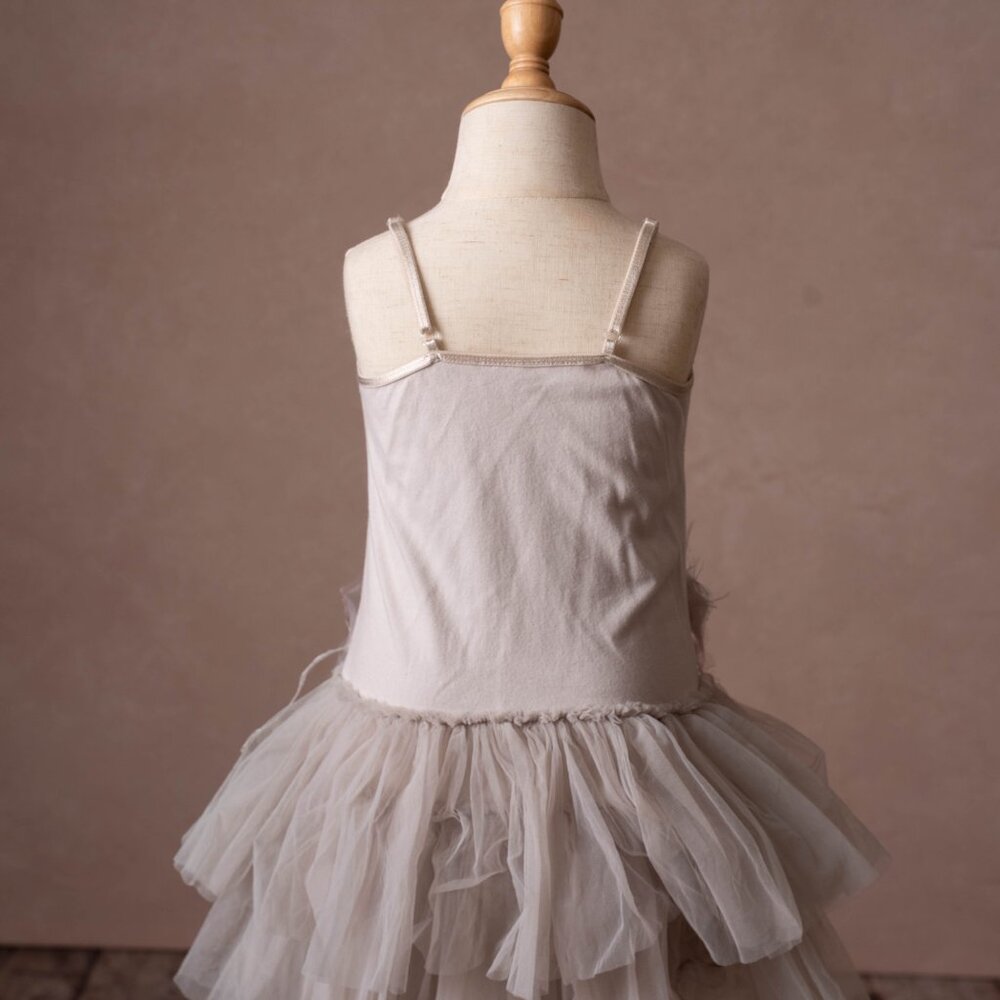 Tutu Du Monde silver sequin, feather dress, 2/3 - Picture 2 of 3